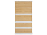 78.2" Tall Farmhouse Kitchen Pantry Cabinet with 8 Door Storage Cabinet with 3 Adjustable 04574184