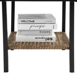 3pcs rocking rattan set wholesale leisure chair outdoor rattan rocking chair set grey W640134153