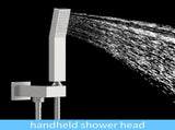 Shower System Faucet Combo Set Wall Mounted with 10" Rainfall Shower Head and handheld shower 75073134