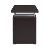 3-Drawer Office Desk in Cappuccino Finish B016P163565