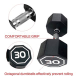 30LBS APOLLO IR3920 Premium Octagonal Dumbbell, Large Numbers, Hard Chrome Plated Handle Dumbbells 17847312