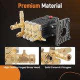 Pressure Washer Pump 4000PSI 4GPM 1" Horizontal Shaft For RSV4G40HDF40EZ 36410889