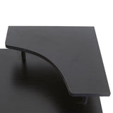 ZUN Computer Desk with Drawers Black 98609291