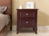 2pcs Country Style Two-Tier Night Tables Large Size Grown 79636356