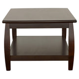 ZUN Cappuccino Rectangular Coffee Table B062P153620