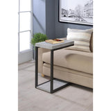 Cement and Black Snack Table B062P145587