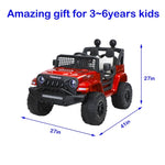 ZUN ride on car, kids electric car, riding toys for kids with remote control/independent swing Amazing W1760P160466