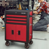 36.3 Inch 3-Drawer Rolling Tool Chest with Wheels, Steel Tool Cabinets with Drawers, Liners and W3037P309498