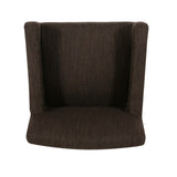 Upholstered 26 inch Counter Stool - Brown/Weathered Brown 71252.00BRN