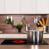 Dual Induction Burners Electric Cooktop 110V Total 1900W Electric Built-in Electric Ceramic 37677716
