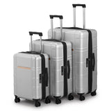 Luggage Expandable Suitcase PCABS 3 Piece Set with TSA Lock Spinner 67748170
