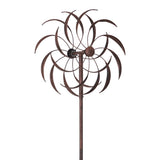 ZUN 79" High Wind Spinners Outdoor, Wind Sculpture with Metal Stake, 360 Degrees Windmill for Yard, W2181P195994