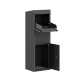 Anti-Theft Package Delivery Box with Code Lock, Galvanized Steel Parcel Drop Box for Outdoor Porch 67911465