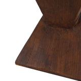 GEOMETRIC MGO SIDE TABLE,DARK BROWN COLOR N770P262073B