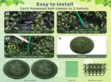 22.4IN Topiary Balls Artificial Outdoor Faux Boxwood Plants Large Green Decorative Spheres for W2945P460786