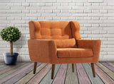Modern Accent Chair,Chenille Arm Chairs for Living Room,Upholstered Mordern Armchair,Comfy Soft W1028102392