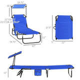 ZUN Folding Lounge Chairs / beach chair （Prohibited by WalMart） 48605391