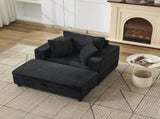 Chaise Lounge Chair with Removable Ottoman Accent Sofa Bed Upholstered Sleeper Couch Bed with W1170P353044