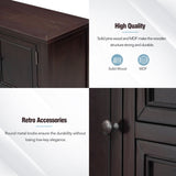 Cambridge Series Ample Storage Vintage Console Table with Four Small Drawers and Bottom Shelf for 41041948