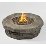 ZUN 12" H x 37" W Outdoor Fire Pit Table B120P203041