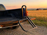Foldable Pickup Truck Tailgate One-Step Ladder - Universal Fit. Drilling Hex Screws for Easy 70584360