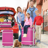 Hardshell Luggage Sets 3 Pieces 20"24" Luggages and Cosmetic Case Spinner Suitcase with TSA Lock N732P171583H