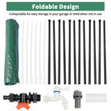 100 Gallon Folding Rain Barrel Water Collector Green 32950344