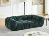 Chenille Pure Foam Sofa, Quilted Cloud Sofa, Deep-Seat Chenille Pure Foam Sofa, Comfortable W834P442226
