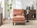 Modern Chaise Lounge , Upholstered Indoor Leisure Sofa Recliner, Chair Sleeper for Bedroom, Living W2120P296385