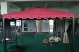 10x10 Ft Outdoor Patio Gazebo Replacement Canopy,Double Tiered Gazebo Tent Roof Top Cover Only wavy W419P198352