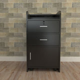 2 Pumping a Beauty Salon Side Table Black 59016646