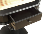 Black Game Table with 2 Drawer B062P189142