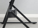 black adjustable tempered glass drafting printing table with chair 43921214