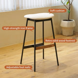 Modern Set of 2 Bar Stools Comfortable & Stylish Counter Height and Bar Height Bar Stools,Soft W2105P145999