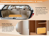 2.3ft Aluminum Camping Folding Table wood grain color 45552990