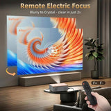 Projector with WiFi 6 and Bluetooth 5.4, Highlight Native 1080P Outdoor Movie Projector, FUDONI Home 93769276