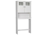 Double Doors Bathroom Cabinet White 03305955