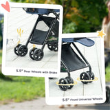 ZUN Dog Stroller /small animal cage/Pet cages （Prohibited by WalMart） 54480568