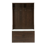 Wood Coat Rack, Storage Shoe Cabinet, with Clothes Hook, with Sponge Pad Product, Multiple Storage 36428538