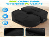 2-Pack 90lbs Patio Weight Bags 900D Oxford Weatherproof Sandbags for Cantilever Offset 41501741