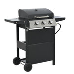 ZUN Propane Gas Grill 4 Burner Barbecue Grill, Stainless Steel 34,000 BTU Patio Garden Barbecue Grill W1650137967