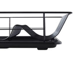 3-Piece Kitchen Sink Dish Drainer Set Black 37190908