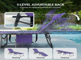 2 Folding Chaise Lounge Pool Chairs 49114636
