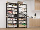 8 tier Heavy Duty Storage Shelves 78.74" H Wire Shelving Unit with Wheels 1600LBS NSF Metal Shelves 15208814