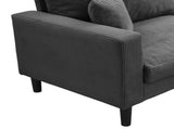 74" High Resilience three seater Sofa, Wooden Frame 3 Seat Sofa, Comfy , Modern Upholstered Sofa, W311P221223