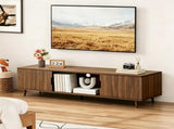 Fluted TV Stands for Living Room, 54.3" Mid Century Modern Entertainment Center, TV Console with W3204P469395
