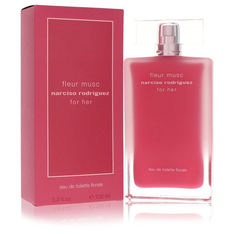 Narciso Rodriguez Fleur Musc by Narciso Rodriguez Eau De Toilette Florale Spray 3.3 oz for Women FX-558405
