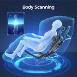 ZUN BOSSCARE 3D Zero Gravity Massage Chair,Full Body Shiatsu Recliner with APP Beige W730P162476