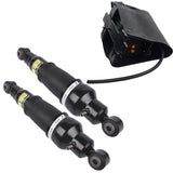 2x Air Shock Absorber 1x Compressor Pump Rear Set For Nissan Armada 2005-2015 Infiniti QX56 35894710