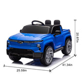 ZUN 24V Kids Ride on Car W/Parents Control,Licensed Chevrolet Silverado,Four-wheel suspension,LED W1578P202307